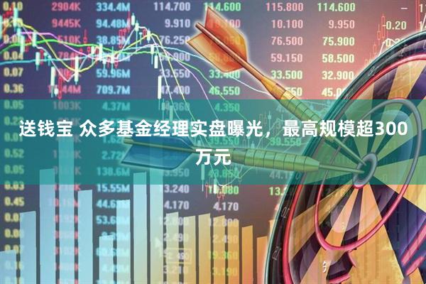 送钱宝 众多基金经理实盘曝光，最高规模超300万元