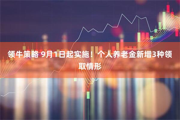 领牛策略 9月1日起实施!个人养老金新增3种领取情形